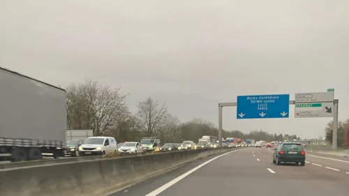 Bouchon en formation sur la traversée urbaine de Reims